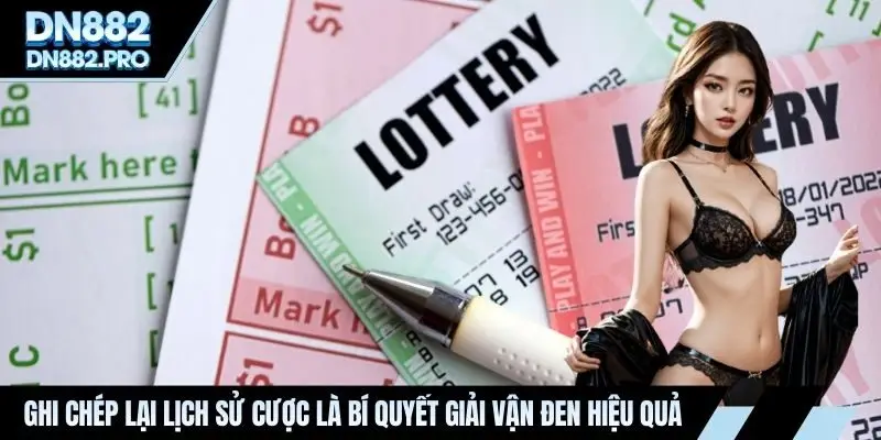 Ghi chép lại lịch sử cược là bí quyết giải vận đen hiệu quả